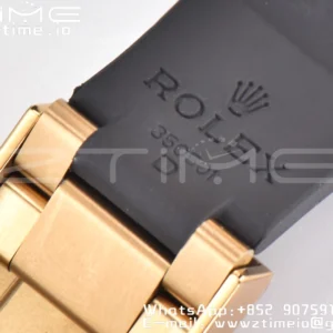 Rolex Daytona 116518 Clean Factory YG 1:1 Best Edition YG Dial on Oysterflex Rubber Strap SA4130 v2 - Super Clone Watch | 1:1 Best Version