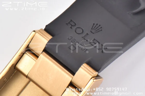 Rolex Daytona 116518 Clean Factory YG 1:1 Best Edition YG Dial on Oysterflex Rubber Strap SA4130 v2 - Super Clone Watch | 1:1 Best Version