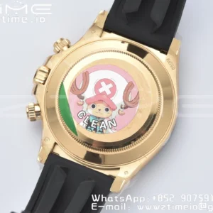 Rolex Daytona 116518 YG Clean Factory 1:1 Best Edition YG Dial on Oysterflex Strap A4130 v2 - Super Clone Watch | 1:1 Best Version