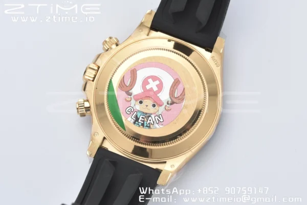 Rolex Daytona 116518 YG Clean Factory 1:1 Best Edition YG Dial on Oysterflex Strap A4130 v2 - Super Clone Watch | 1:1 Best Version