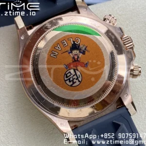 Rolex Daytona 116515 RG Clean Factory 1:1 Best Edition Μαύρο Κεραμικό Κορνίζα Brown Dial Numeral Marker on Oysterflex Rubber Strap A4130 V2 - Super Clone Watch | 1:1 Best Version
