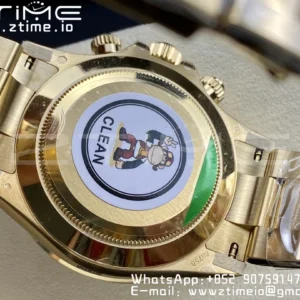 Rolex Daytona 116508 Clean Factory 1:1 Best Edition 904L Quadrante Nero Acciaio su Bracciale YG SA4130 v2 - Orologio Super Clone | 1:1 Best Version