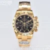 Rolex Daytona 116508 Clean Factory 1:1 Best Edition 904L Steel Black Dial on YG Bracelet SA4130 V2 - Super Clone Watch | 1:1 Best Version