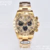 Rolex Daytona 116508 Clean Factory 1:1 Best Edition 904L Steel YG/Black Dial on YG Bracelet SA4130 v2 - Super Clone Watch | 1:1 Best Version