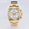 Rolex Daytona 116508 YG Clean Factory 1:1 Best Edition MOP Diamonds Dial on YG Oyster Bracelet A4130 v2 - Super Clone Watch | 1:1 Best Version