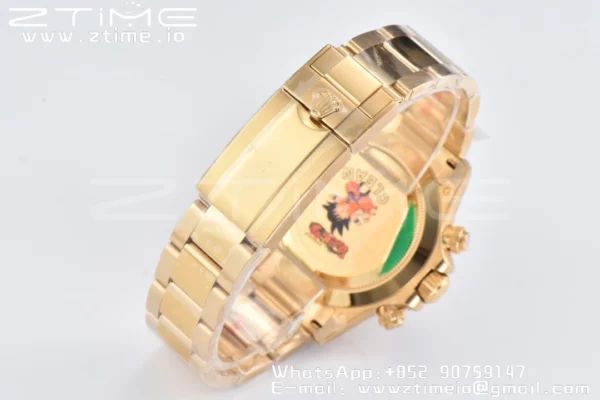 Rolex Daytona 116508 YG Clean Factory 1:1 Best Edition MOP Diamonds Dial on YG Oyster Bracelet A4130 v2 - Super Clone Watch | 1:1 Best Version