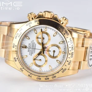 Rolex Daytona 116508 YG Clean Factory 1:1 Best Edition MOP Diamonds Dial on YG Oyster Bracelet A4130 v2 - Super Clone Watch | 1:1 Best Version