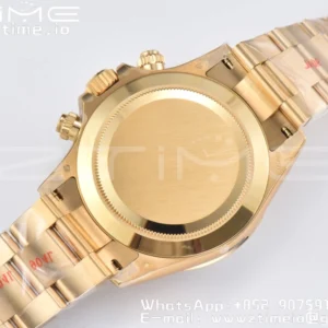 Rolex Daytona 116508 YG Clean Factory 1:1 Best Edition MOP Diamonds Dial on YG Oyster Bracelet A4130 v2 - Super Clone Watch | 1:1 Best Version