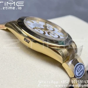 Rolex Daytona 116508 YG Clean Factory 1:1 Best Edition MOP Diamonds Dial on YG Oyster Bracelet A4130 v2 - Super Clone Watch | 1:1 Best Version