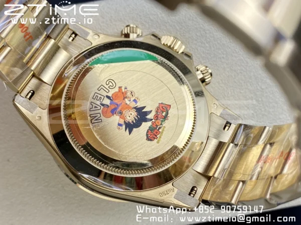 Rolex Daytona 116508 YG Clean Factory 1:1 Best Edition MOP Diamonds Dial on YG Oyster Bracelet A4130 v2 - Super Clone Watch | 1:1 Best Version