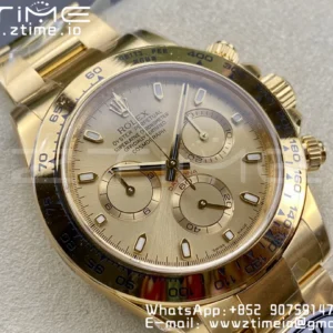 Rolex Daytona 116508 YG Clean Factory 1:1 Best Edition YG Stick Dial on YG Oyster Bracelet A4130 v2 - Super Clone Watch | 1:1 Best Version