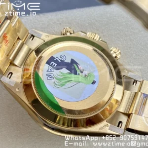 Rolex Daytona 116508 YG Clean Factory 1:1 Best Edition YG Stick Dial on YG Oyster Bracelet A4130 v2 - Super Clone Watch | 1:1 Best Version
