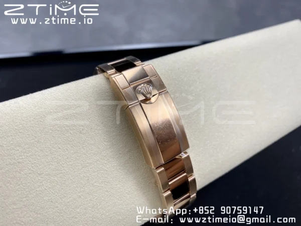 Rolex Daytona 116505 RG Clean Factory 1:1 Nejlepší vydání Brown Dial Numeral Marker on RG Oyster Bracelet A4130 v2 - Super Clone Watch | 1:1 Nejlepší verze