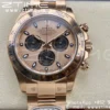 Rolex Daytona 116505 1:1 Best Edition Clean Factory RG Stick Dial on RG Bracelet A4130 v2 - Super Clone Watch | 1:1 Best Version