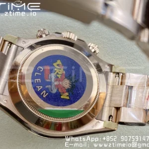 Rolex Daytona 116505 1:1 Nejlepší vydání Čistá továrna RG Stick Dial na RG náramku A4130 v2 - Super klon hodinky | 1:1 Nejlepší verze