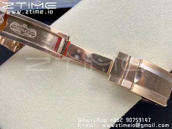 Rolex Daytona 116505 1:1 Nejlepší vydání Čistá továrna RG Stick Dial na RG náramku A4130 v2 - Super klon hodinky | 1:1 Nejlepší verze