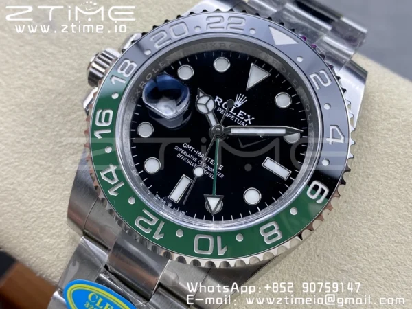 Rolex GMT Master II 126720 VTNR 904L SS Clean Factory 1:1 Best Edition on Oyster Bracelet DD3285 CHS - Super Clone Watch | 1:1 Best Version