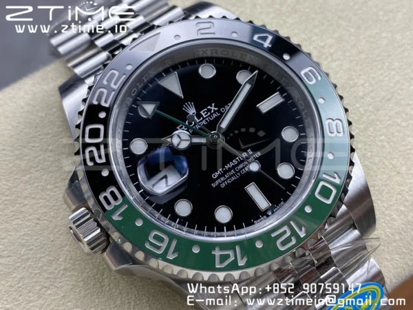 Rolex GMT Master II 126720 VTNR 904L SS Clean Factory 1:1 Best Edition σε βραχιόλι Jubilee DD3285 CHS - Super Clone Watch | 1:1 Best Version