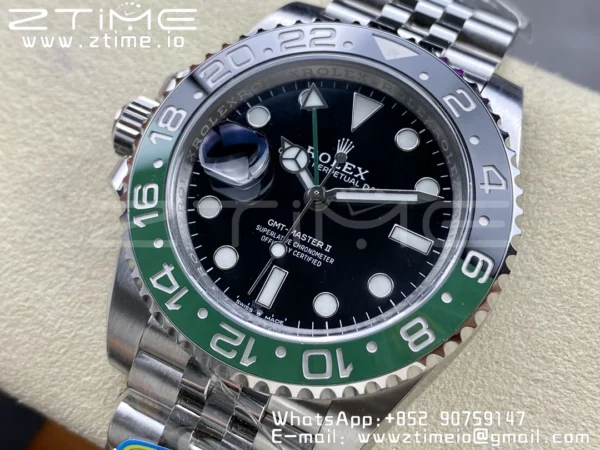 Rolex GMT Master II 126720 VTNR 904L SS Clean Factory 1:1 Best Edition σε βραχιόλι Jubilee DD3285 CHS - Super Clone Watch | 1:1 Best Version