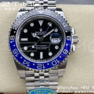 Rolex GMT-Master II 126710 BLNR Black/Blue Ceramic 904L Steel Clean Factory Best Edition on Jubilee Bracelet DD3285 CHS - Super Clone Watch | 1:1 Best Version