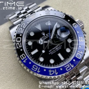 Rolex GMT-Master II 126710 BLNR Black/Blue Ceramic 904L Steel Clean Factory Best Edition on Jubilee Bracelet DD3285 CHS - Super Clone Watch | 1:1 Best Version