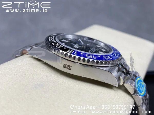 Rolex GMT-Master II 126710 BLNR Black/Blue Ceramic 904L Steel Clean Factory Best Edition on Jubilee Bracelet DD3285 CHS - Super Clone Watch | 1:1 Best Version