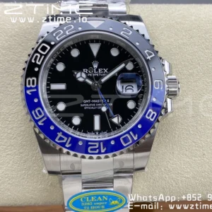 Rolex GMT-Master II 126710 BLNR Black/Blue Ceramic 904L Steel Clean Factory Best Edition on Oyster Bracelet DD3285 CHS - Super Clone Watch | 1:1 Best Version