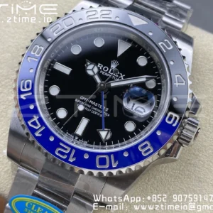 Rolex GMT-Master II 126710 BLNR Black/Blue Ceramic 904L Steel Clean Factory Best Edition on Oyster Bracelet DD3285 CHS - Super Clone Watch | 1:1 Best Version