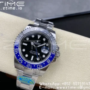 Rolex GMT-Master II 126710 BLNR Black/Blue Ceramic 904L Steel Clean Factory Best Edition on Oyster Bracelet DD3285 CHS - Super Clone Watch | 1:1 Best Version