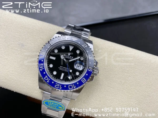 Rolex GMT-Master II 126710 BLNR Black/Blue Ceramic 904L Steel Clean Factory Best Edition on Oyster Bracelet DD3285 CHS - Super Clone Watch | 1:1 Best Version