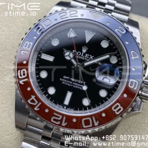Rolex GMT-Master II 126710 BLRO Red/Blue Ceramic 904L Steel Clean Factory Best Edition on Jubilee Bracelet DD3285 CHS (New Bezel Insert) - Super Clone Watch | 1:1 Best Version