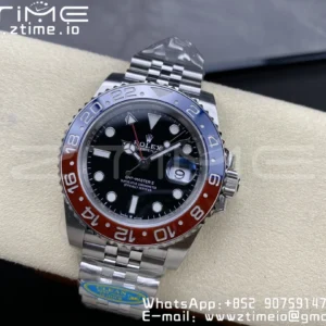 Rolex GMT-Master II 126710 BLRO Red/Blue Ceramic 904L Steel Clean Factory Best Edition on Jubilee Bracelet DD3285 CHS (New Bezel Insert) - Super Clone Watch | 1:1 Best Version