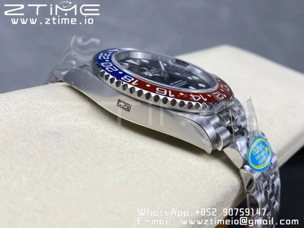 Rolex GMT-Master II 126710 BLRO Red/Blue Ceramic 904L Steel Clean Factory Best Edition on Jubilee Bracelet DD3285 CHS (New Bezel Insert) - Super Clone Watch | 1:1 Best Version