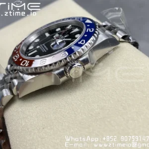 Rolex GMT-Master II 126710 BLRO Red/Blue Ceramic 904L Steel Clean Factory Best Edition on Jubilee Bracelet DD3285 CHS (New Bezel Insert) - Super Clone Watch | 1:1 Best Version