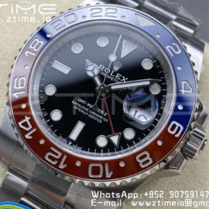 Rolex GMT-Master II 126710 BLRO Red/Blue Ceramic 904L Steel Clean Factory Best Edition on Oyster Bracelet DD3285 CHS (New Bezel Insert) - Super Clone Watch | 1:1 Best Version