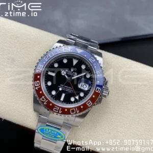 Rolex GMT-Master II 126710 BLRO Red/Blue Ceramic 904L Steel Clean Factory Best Edition on Oyster Bracelet DD3285 CHS (New Bezel Insert) - Super Clone Watch | 1:1 Best Version