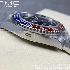 Rolex GMT-Master II 126710 BLRO Red/Blue Ceramic 904L Steel Clean Factory Best Edition on Oyster Bracelet DD3285 CHS (New Bezel Insert) - Super Clone Watch | 1:1 Best Version
