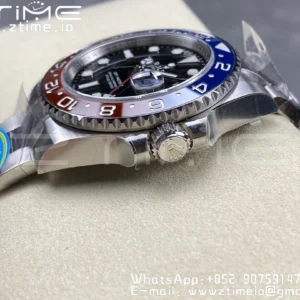 Rolex GMT-Master II 126710 BLRO Red/Blue Ceramic 904L Steel Clean Factory Best Edition on Oyster Bracelet DD3285 CHS (New Bezel Insert) - Super Clone Watch | 1:1 Best Version
