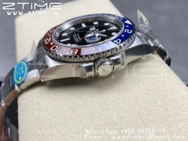 Rolex GMT-Master II 126710 BLRO Red/Blue Ceramic 904L Steel Clean Factory Best Edition on Oyster Bracelet DD3285 CHS (New Bezel Insert) - Super Clone Watch | 1:1 Best Version