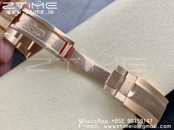 Rolex GMT-Master II 126715 CHNR Black/Brown Ceramic Clean Factory 1:1 Best Edition on RG Bracelet DD3285 - Super Clone Watch | 1:1 Best Version