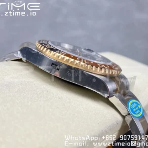 Rolex GMT-Master II 126711 CHNR Black/Brown Ceramic Clean Factory Best Edition on SS/RG Bracelet DD3285 CHS - Super Clone Watch | 1:1 Best Version