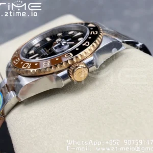 Rolex GMT-Master II 126711 CHNR Black/Brown Ceramic Clean Factory Best Edition on SS/RG Bracelet DD3285 CHS - Super Clone Watch | 1:1 Best Version