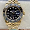 Rolex GMT Master II 126718 YG Clean 1:1 Best Edition Black Dial on Jubilee Bracelet DD3285 - Super Clone Watch | 1:1 Best Version