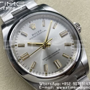 Rolex Oyster Perpetual 126000 36mm Clean 1:1 Best Edition 904L Steel Silver Dial VR3230 - Super Clone Watch | 1:1 Best Version