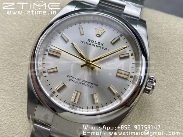 Rolex Oyster Perpetual 126000 36mm Clean 1:1 Best Edition 904L Steel Silver Dial VR3230 - Super Clone Watch | 1:1 Best Version