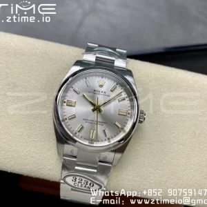 Rolex Oyster Perpetual 126000 36mm Clean 1:1 Best Edition 904L Steel Silver Dial VR3230 - Super Clone Watch | 1:1 Best Version
