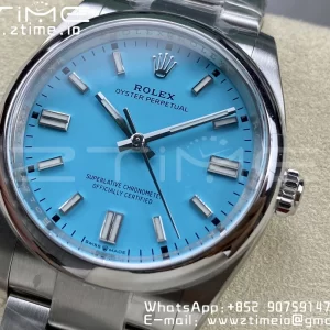 Rolex Oyster Perpetual 126000 36mm Clean 1:1 Best Edition 904L Steel Tiffany Blue Dial VR3230 - Super Clone Watch | 1:1 Best Version