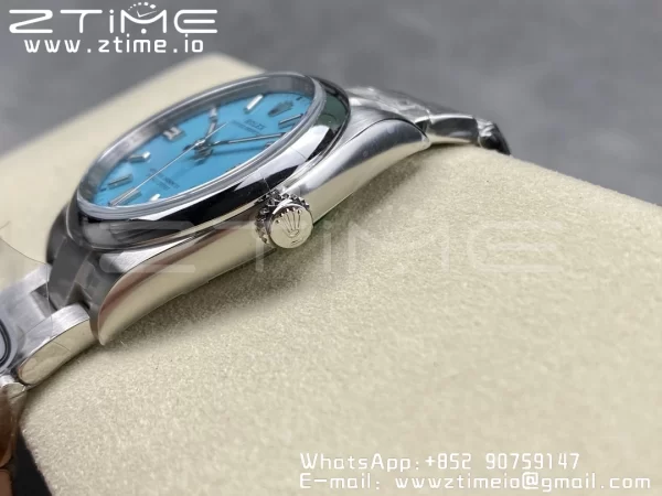 Rolex Oyster Perpetual 126000 36mm Clean 1:1 Best Edition 904L Steel Tiffany Blue Dial VR3230 - Super Clone Watch | 1:1 Best Version