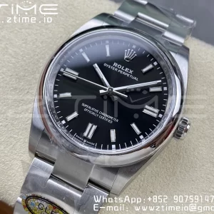 Rolex Oyster Perpetual 126000 36mm Clean 1:1 Best Edition 904L Steel Black Dial VR3230 - Super Clone Watch | 1:1 Best Version