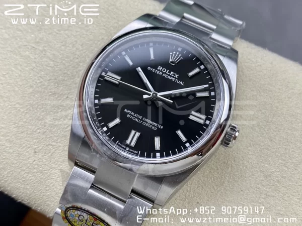 Rolex Oyster Perpetual 126000 36mm Clean 1:1 Best Edition 904L Steel Black Dial VR3230 - Super Clone Watch | 1:1 Best Version